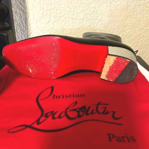 Louboutin Patent Leather Disco Boots Size 6 - Picture 10 of 13